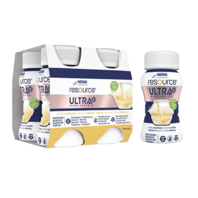 Nestle Resource Ultra Plus Υψηλής Πρωτεΐνης Με Γεύση Βανίλια, 4 … Nestle Resource Ultra Plus Υψηλής Πρωτεΐνης Με Γεύση Βανίλια, 4 …