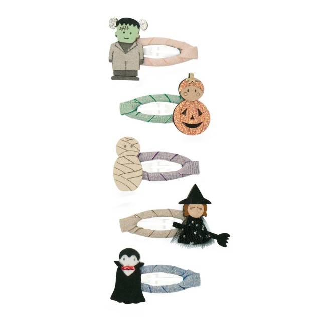 Mimi & Lula Mini Halloween Κλιπ Μαλλιών Clic Clac, 5 Τεμάχια Mimi & Lula Mini Halloween Κλιπ Μαλλιών Clic Clac, 5 Τεμάχια