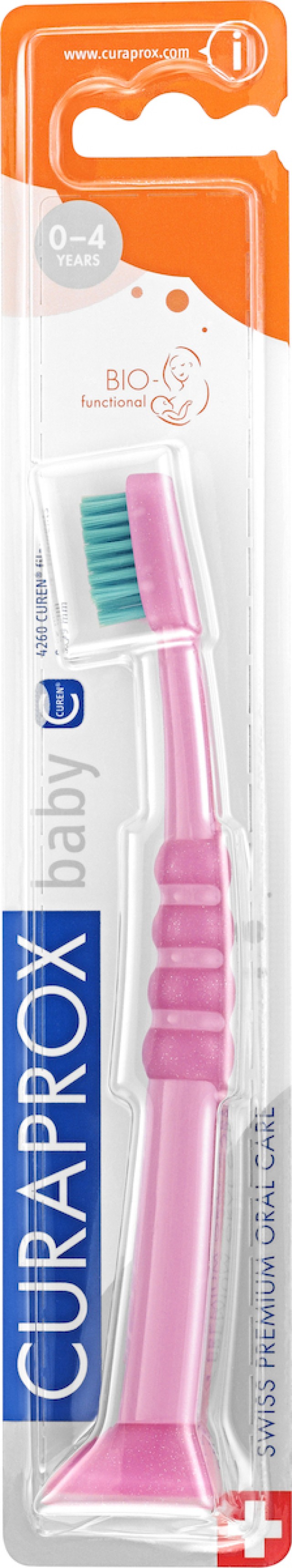 Curaden Curaprox [4260] Παιδική Οδοντόβουρτσα Ροζ 1 Τεμάχιο