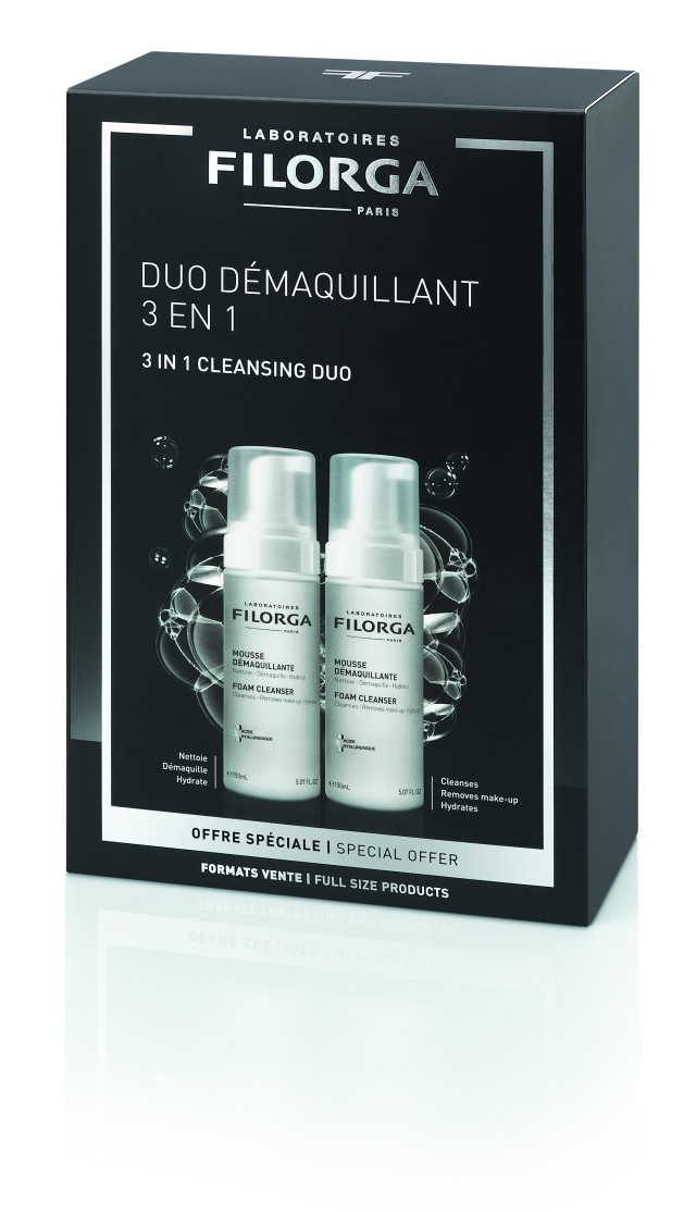 Filorga PROMO 3 in 1 Cleansing Duo Αφρός Καθαρισμού Προσώπου 2x150ml