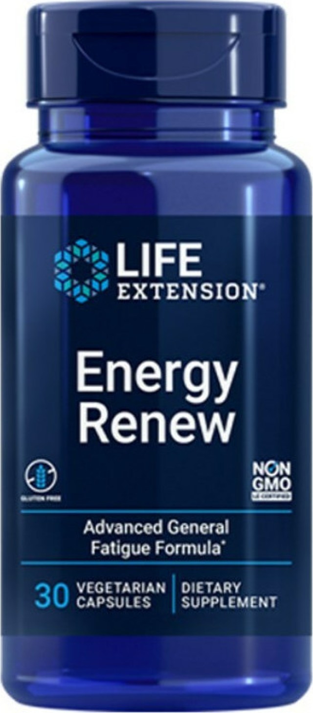 Life Extension Energy Renew Συμπλήρωμα Διατροφής για Ενέργεια και Τόνωση του Οργανισμού 30 Φυτικές Κάψουλες