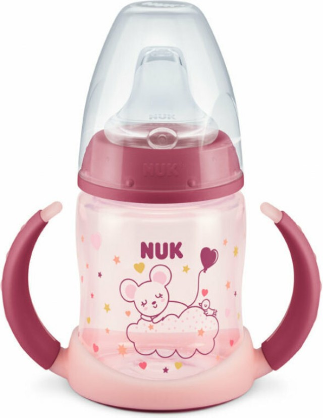 Nuk First Choice Learner Bottle Night Εκπαιδευτικό Ποτηράκι με Ρύγχος Σιλικόνης 6-18m+ 150ml [10.743.910]