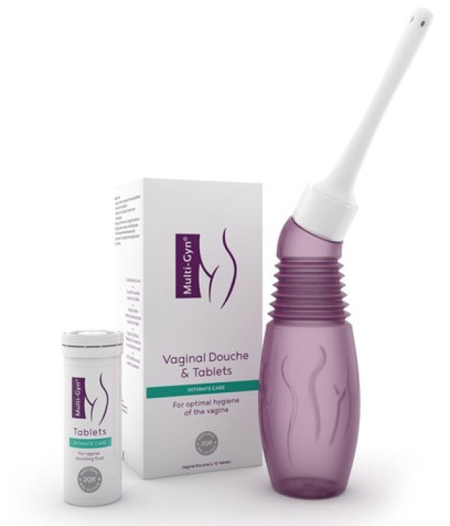 Multi Gyn Vaginal Douche Πουάρ για Ενδοκολπικές Πλύσεις & 10 Αναβράζου …