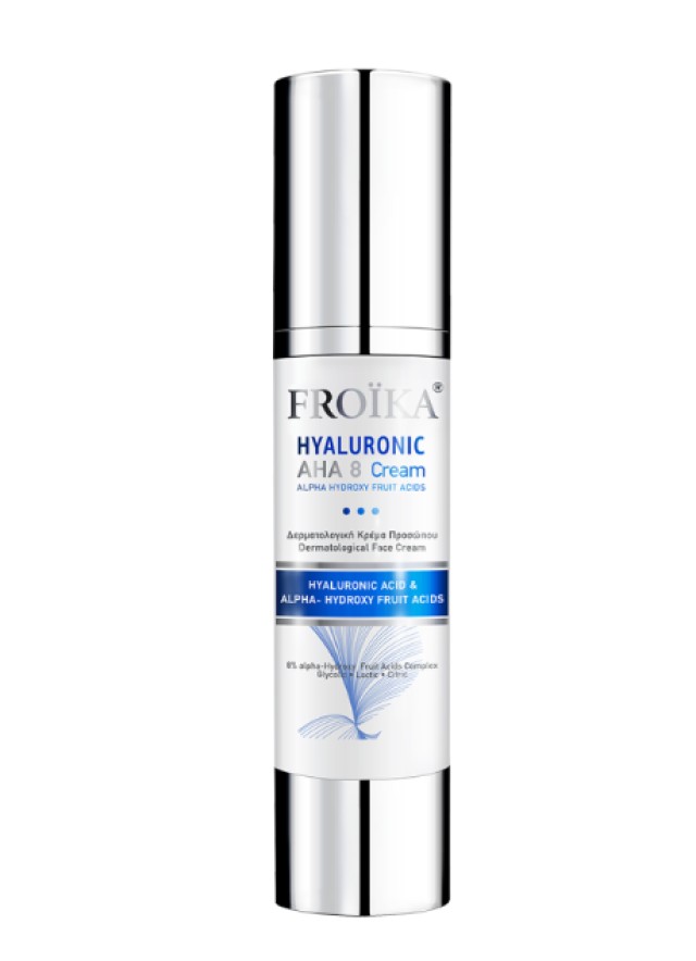 Froika Hyaluronic AHA 8 Cream Κρέμα Ανάπλασης Προσώπου με Α- Υδρόξυ … Froika Hyaluronic AHA 8 Cream Κρέμα Ανάπλασης Προσώπου με Α- Υδρόξυ …