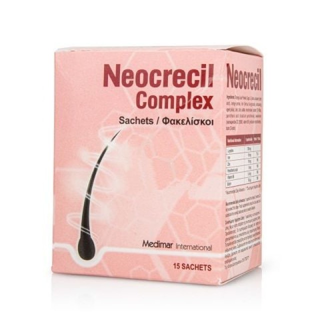 Medimar Neocrecil Complex Συμπλήρωμα Διατροφής για την Ενδυνάμωση Μαλλ &hellip;