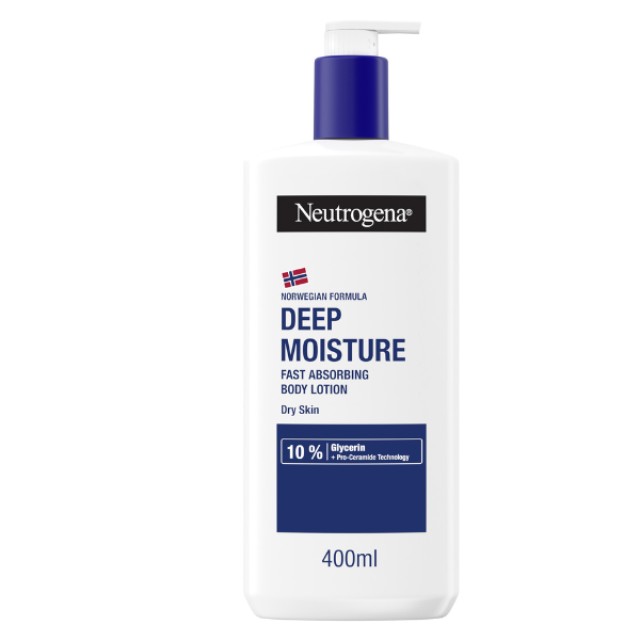 Neutrogena® Norwegian Formula Deep Moisture Fast Absorbing Body Lotion …