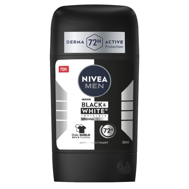 Nivea Men Black & White Invisible Deodorant Stick Ανδρικό Αποσμητικό 7 &hellip;