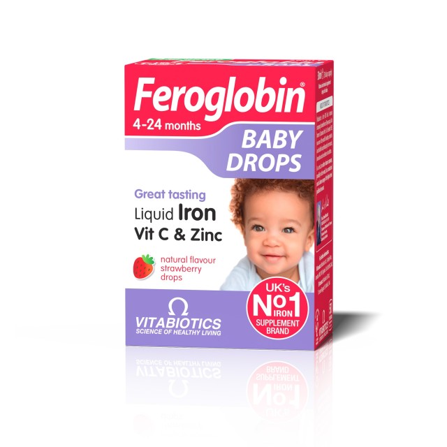 Vitabiotics Feroglobin Baby Drops Liquid Iron Vitamin C & Zinc … Vitabiotics Feroglobin Baby Drops Liquid Iron Vitamin C & Zinc …