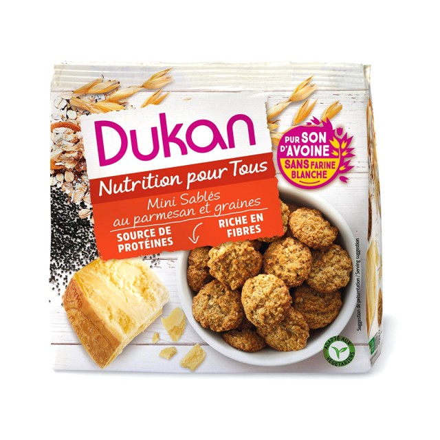 Dukan Κράκερς Βρώμης με Παρμεζάνα 100gr Dukan Κράκερς Βρώμης με Παρμεζάνα 100gr