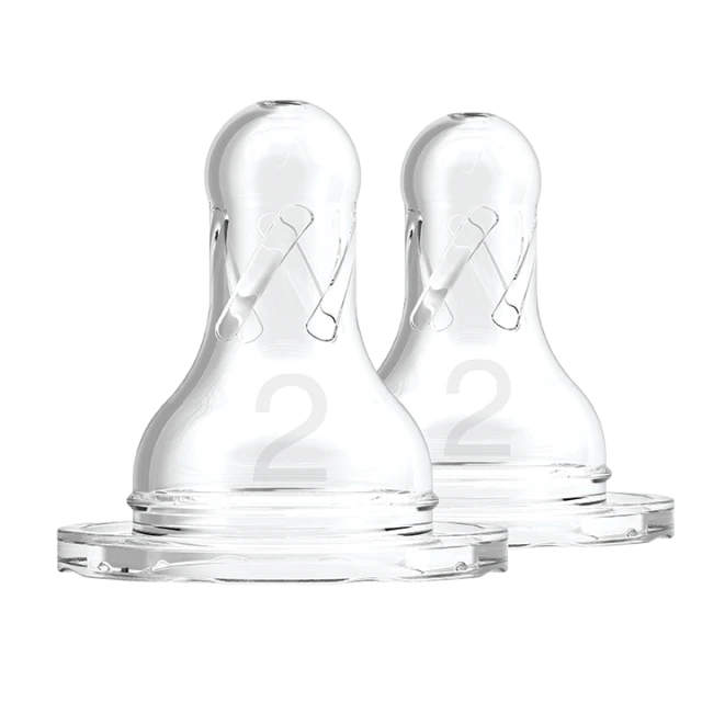 Dr Browns Options+ Medium Flow Silicone Nipple for 3m+ Bottle with …