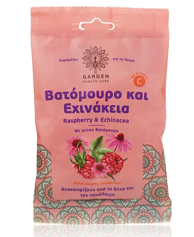 Garden Healthcare Καραμέλες για το Λαιμό Βατόμουρο & Εχινάκεια 60gr