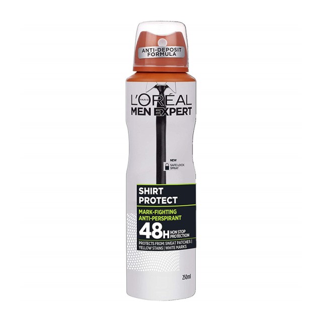 L’Oreal Paris Men Shirt Protect Spray 48ωρη Ολική Προστασία Ενάντια Στ … L’Oreal Paris Men Shirt Protect Spray 48ωρη Ολική Προστασία Ενάντια Στ …