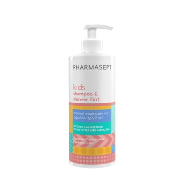 Pharmasept Kids Shampoo & Shower 2 in 1 Απαλό Παιδικό Σαμπουάν & Αφρόλ …