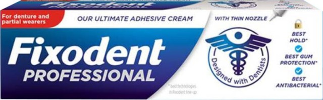Fixodent Professional Ultimate Adhesive Cream Στερεωτική Κρέμα για Tεχνητές Oδοντοστοιχίες 40gr