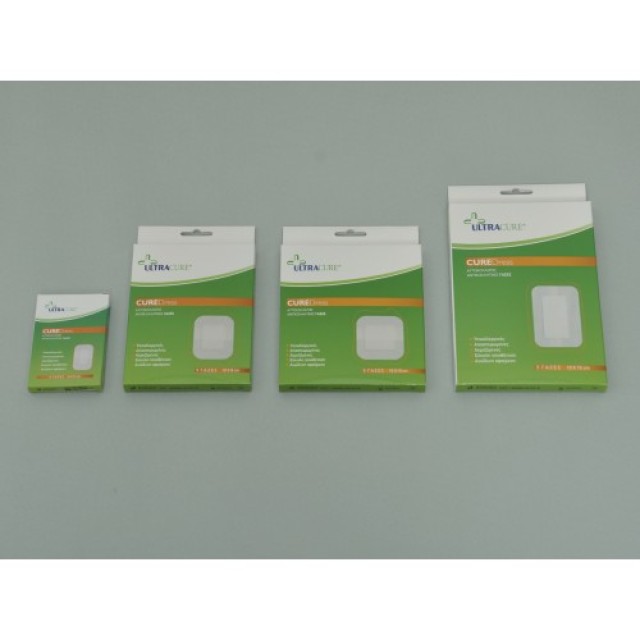 GoldMed Ultra Cure Dress Αυτοκόλλητες Αντικολλητικές Γάζες 10x10cm 5 Γ …