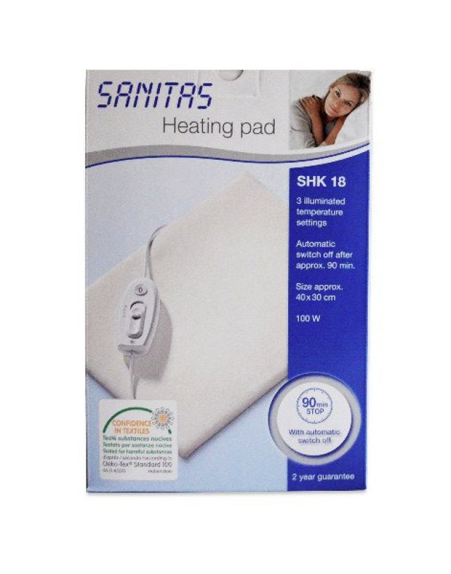 Sanitas SHK 18 Heating Pad Ηλεκτρική θερμοφόρα, 40x30 cm Sanitas SHK 18 Heating Pad Ηλεκτρική θερμοφόρα, 40x30 cm