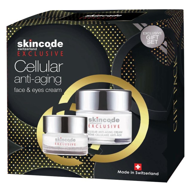 Skincode Gift Pack Cellular Anti Aging Face & Eye Cream 50ml - Cellula … Skincode Gift Pack Cellular Anti Aging Face & Eye Cream 50ml - Cellula …