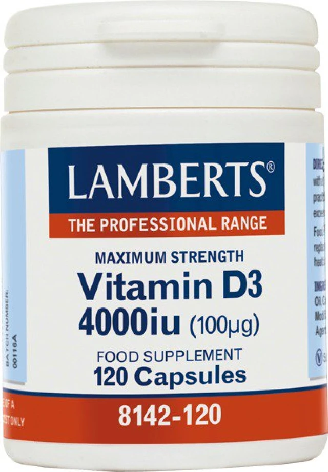 Lamberts Vitamin D3 4000IU (100μg) Dietary Supplement for … Lamberts Vitamin D3 4000IU (100μg) Dietary Supplement for …