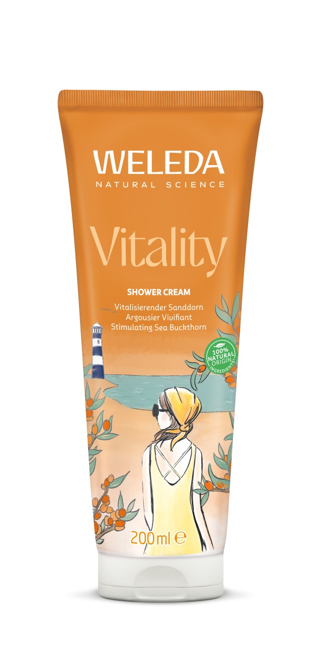 Weleda Κρεμοντούς με Ιπποφαές, 200ml Weleda Κρεμοντούς με Ιπποφαές, 200ml
