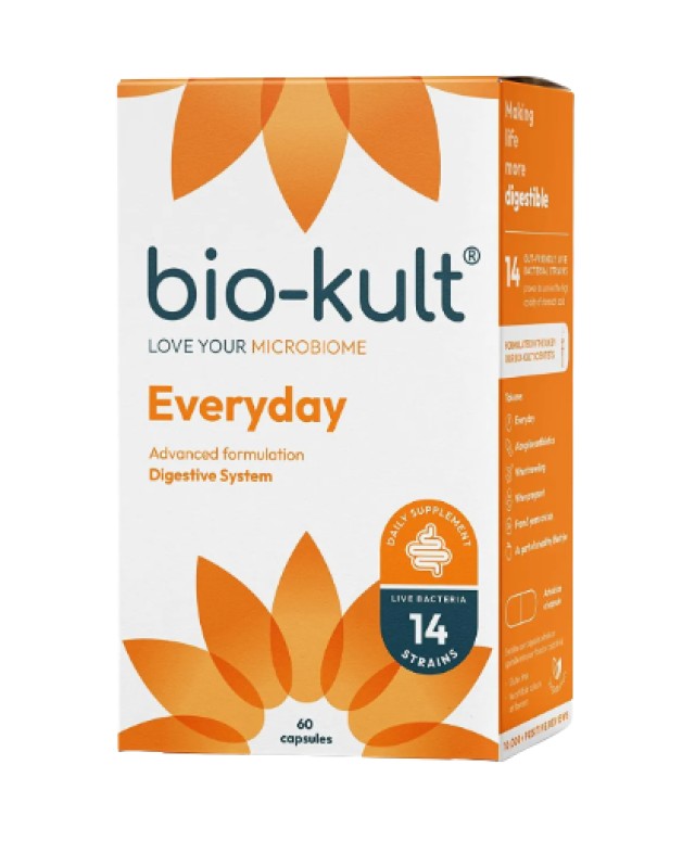 Bio Kult EveryDay Digestive System Συμπλήρωμα Διατροφής Προβιοτικών 60 Κάψουλες