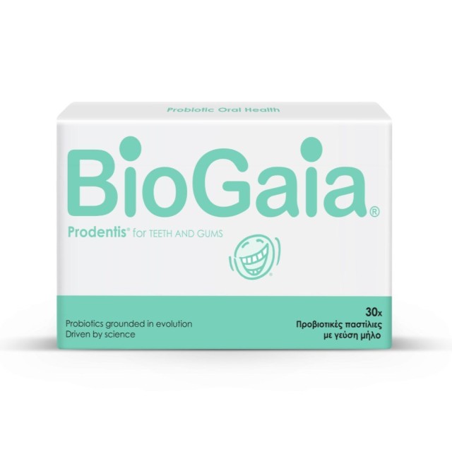 Biogaia Prodentis Apple Προβιοτικές Παστίλιες με Γεύση Μήλο για Παιδιά 4 Ετών+ 30 Ταμπλέτες