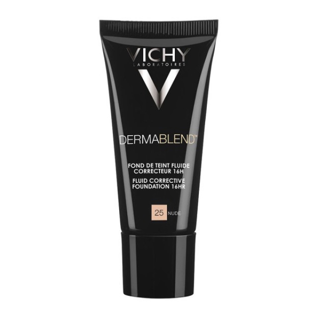 Vichy Dermablend Fluid Make up No.25 Nude Υγρό Μέικαπ για Υψηλή Κάλυψη … Vichy Dermablend Fluid Make up No.25 Nude Υγρό Μέικαπ για Υψηλή Κάλυψη …