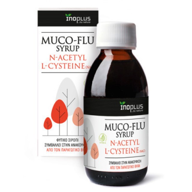 Inoplus Muco Flu Σιρόπι για τον Παραγωγικό Βήχα 150ml Inoplus Muco Flu Σιρόπι για τον Παραγωγικό Βήχα 150ml
