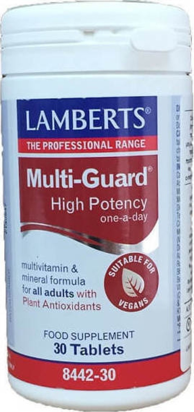 Lamberts Multi Guard One Daily Συμπλήρωμα Για Ενέργεια & Τόνωση, 30 Τα &hellip;