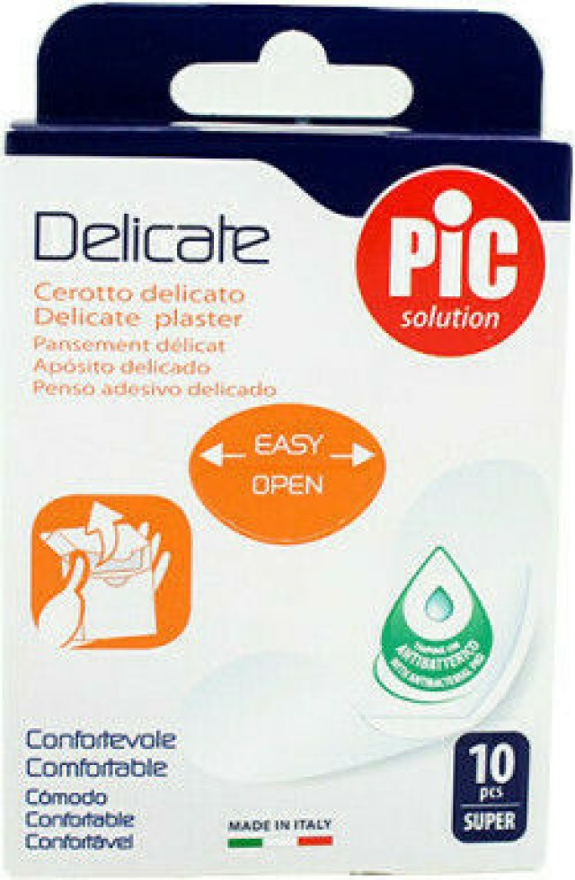 Pic Solution Delicate Plaster Απαλά Αυτοκόλλητα Επιθέματα με Αντιβακτη …