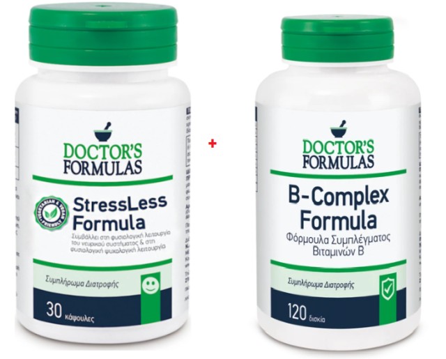 Doctors Formulas BUNDLE StressLess Formula Συμπλήρωμα για το Νευρικό Σ …