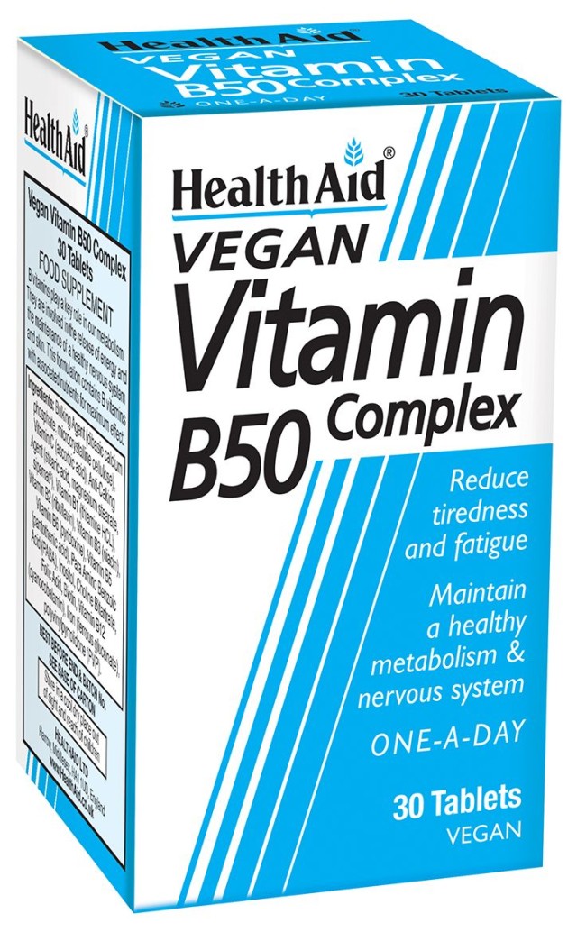 HEALTH AID B50 Complex Prolonged Release tablets 30s
