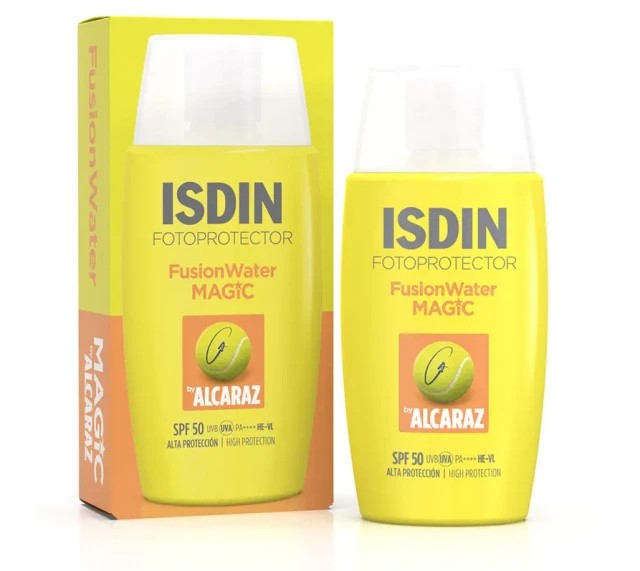 Isdin Fotoprotector SPF50 Fusion Water Magic Alcaraz Αντηλιακό Προσώπο … Isdin Fotoprotector SPF50 Fusion Water Magic Alcaraz Αντηλιακό Προσώπο …