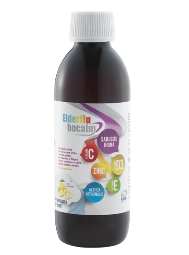 Be Calm Elderflu Adult Σιρόπι Ενηλίκων Προστατεύει από τους Ιούς της Γ …