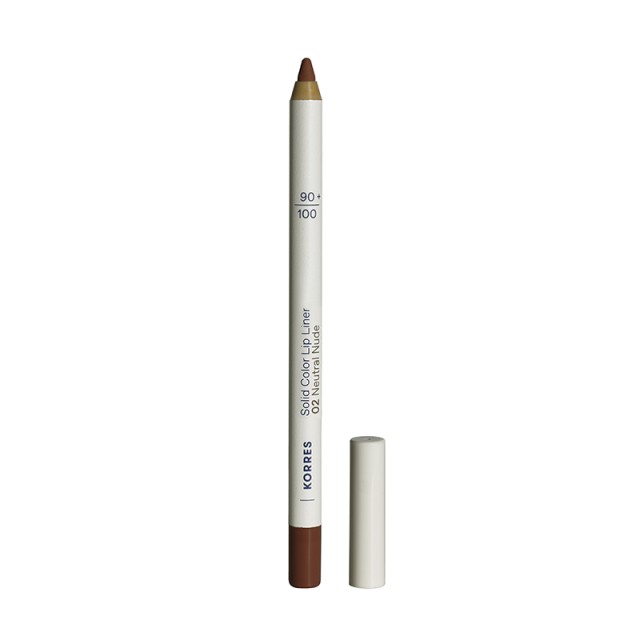 Korres Solid Color Lip Liner 02 Neutral Nude Μολύβι Χειλιών 1.2gr