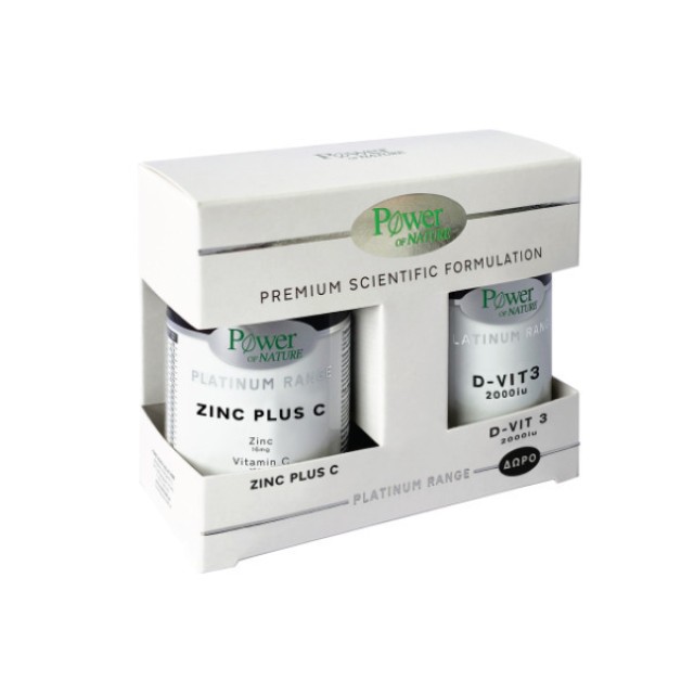 Power of Nature PROMO Platinum Range Zinc 16mg Vitamin C 150mg Συμπλήρ …