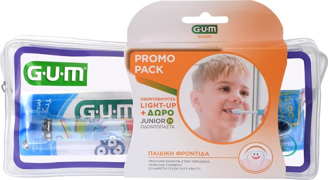Gum PROMO Junior Light Up Soft Οδοντόβουρτσα Μπλε 1 Τεμάχιο - ΔΩΡΟ Jun … Gum PROMO Junior Light Up Soft Οδοντόβουρτσα Μπλε 1 Τεμάχιο - ΔΩΡΟ Jun …