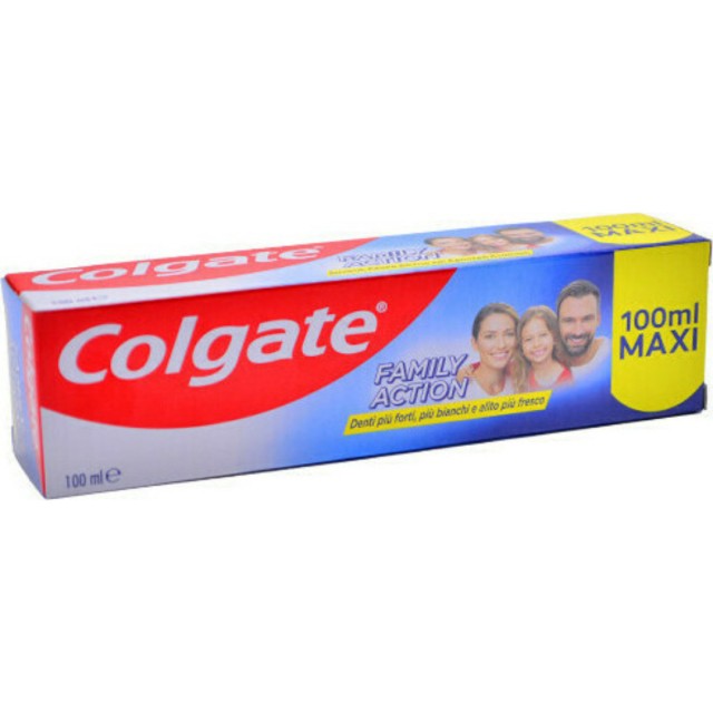 Colgate Family Action Φθοριούχος Οδοντόκρεμα 100ml