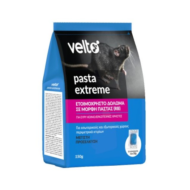 Velto Extreme Brodifacoum Pasta Ποντικοφάρμακο 150gr (25ppm)