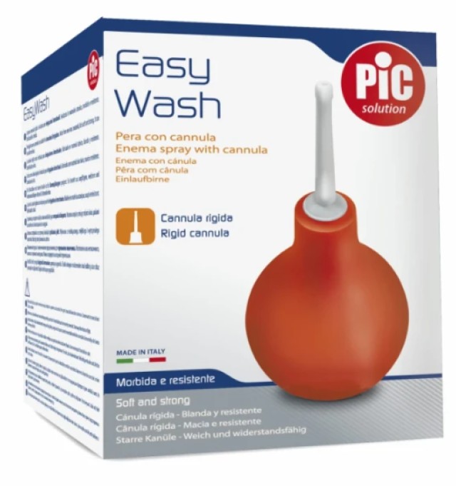 Pic Solution Easy Wash Ελαστικό Πουάρ No12 για Εντερικά Κλύσματα 483ml