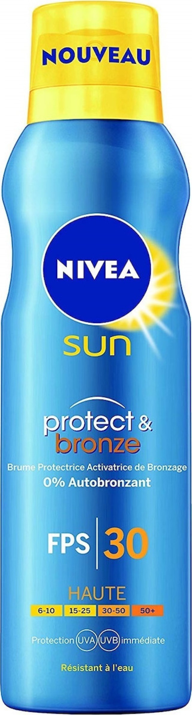 Nivea Sun Protect & Bronze Sun Oil Mist Body SPF30 Αντηλιακό Λάδι Ενεργοποίησης Μαυρίσματος Σώματος σε Μορφή Spray 200ml