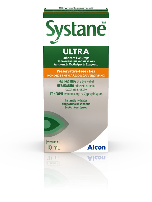 Alcon Systane Ultra Λιπαντικές Οφθαλμικές Σταγόνες Χωρίς Συντηρητικά 1 &hellip;