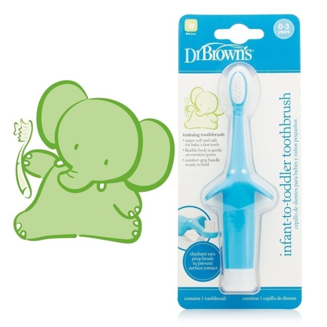 Dr. Browns Infant toToddler Toothbrush Βρεφική Οδοντόβουρτσα 0-3 ετών, …