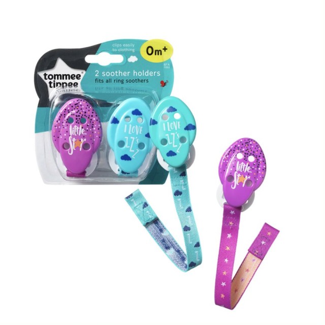 Tommee - Tippee TΤ CΤΝ Soother Holder Κλιπ Πιπίλας για 0m+ σε Διάφορου &hellip;