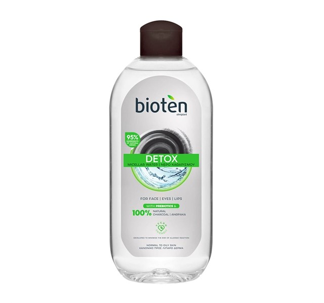 Bioten Detox Micellar Water Νερό Καθαρισμού για Λιπαρές & με Ατέλειες …