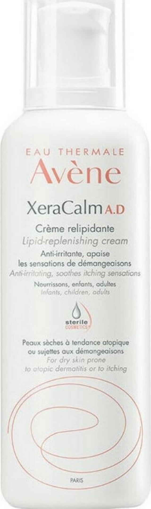 Avene Xeracalm Creme Relipidante Κρέμα για Αναπλήρωση των Λιπιδίων - Ξηρό Δέρμα με Τάση Κνησμού & Ατοπίας 400ml