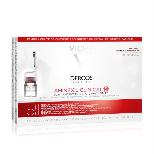Vichy Dercos Clinical 5 Women Πρόγραμμα Κατά Της Τριχόπτωσης Για Γυναί …