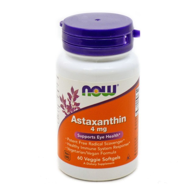 Now Foods Astaxanthin 4 mg - 60 Caps Now Foods Astaxanthin 4 mg - 60 Caps