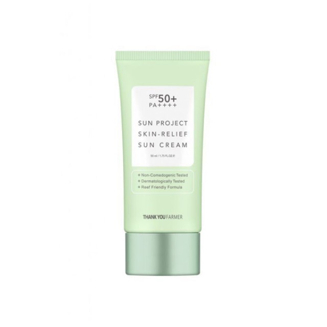 Thank You Farmer Sun Project Skin-Relief Sun Cream SPF50+ Αντηλιακό Πρ …