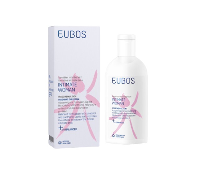 Eubos Intimate Woman Washing Emulsion Υγρό Καθαρισμού της Ευαίσθητης Περιοχής 200ml