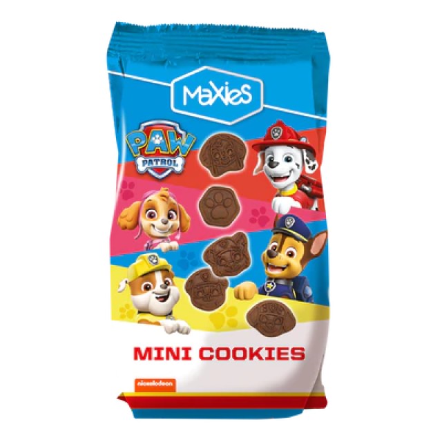 MaXies Paw Patrol Μini Cookies Cocoa Μπισκότα με Κακάο, 100g MaXies Paw Patrol Μini Cookies Cocoa Μπισκότα με Κακάο, 100g
